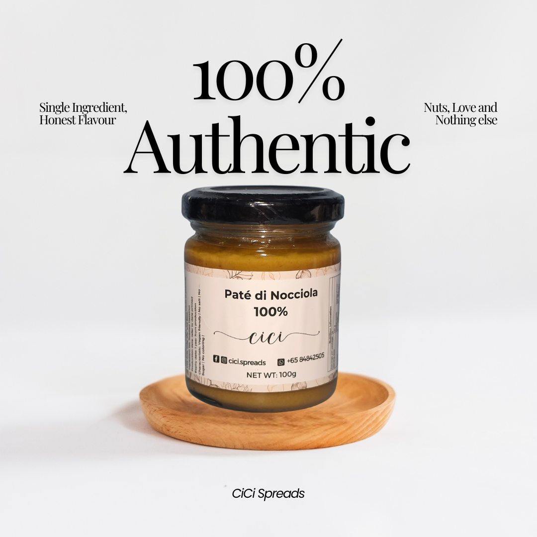 [Made in SG 🇸🇬]  Hazelnut 100% paste (100g)