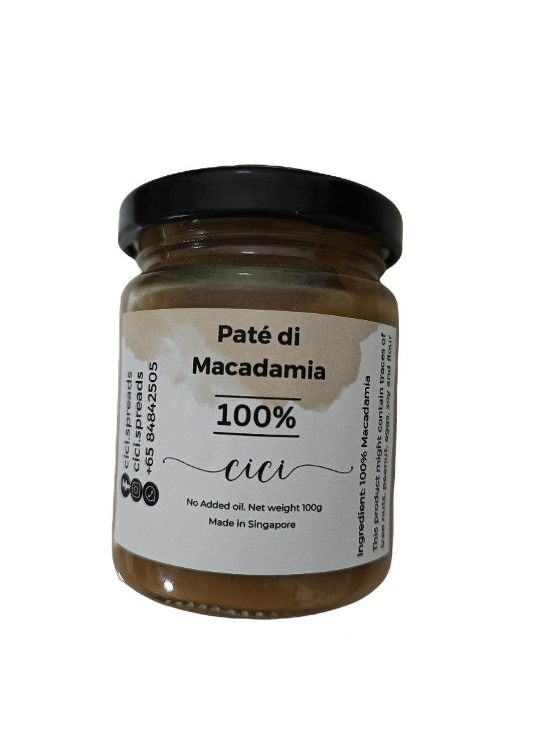 [Made in SG 🇸🇬] 100% Macadamia Nut paste (100g)