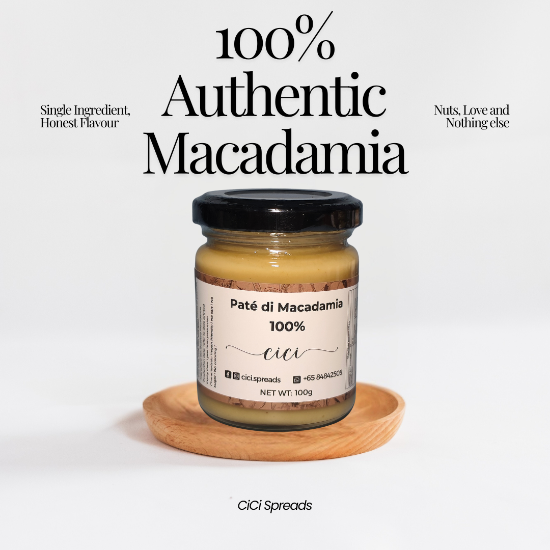 [Made in SG 🇸🇬] 100% Macadamia Nut paste (100g)