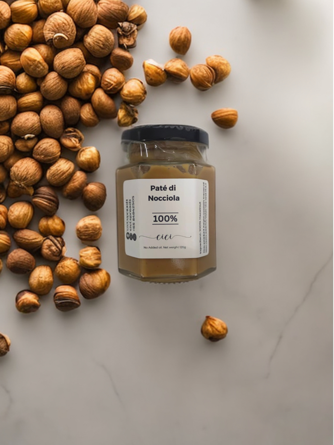 [Made in SG 🇸🇬]  Hazelnut 100% paste (100g)