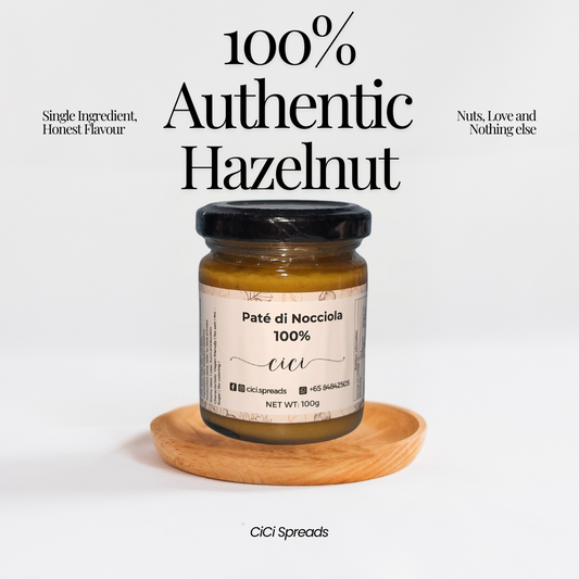 [Made in SG 🇸🇬]  Hazelnut 100% paste (100g)