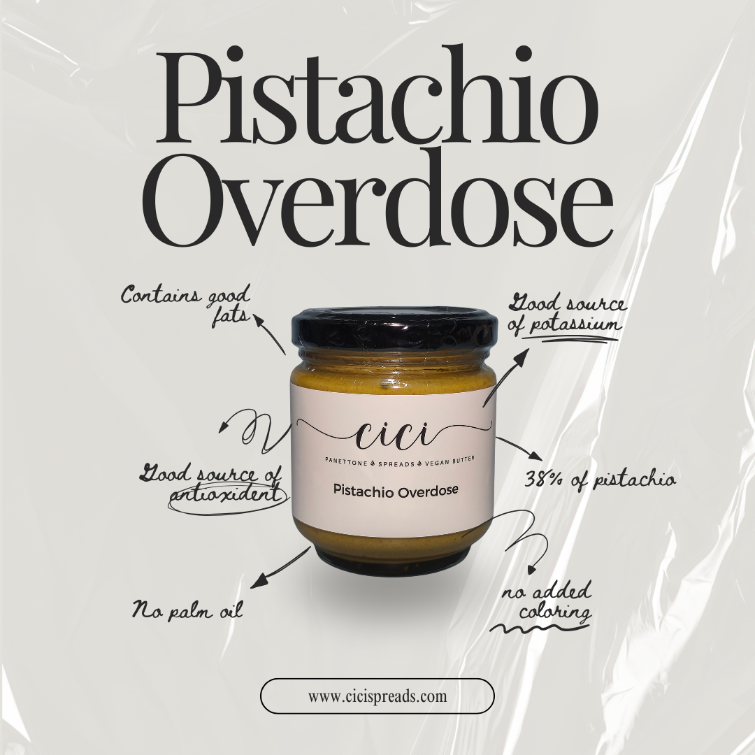 [Made in SG 🇸🇬] Pistachio Cream Spread (Pistachio Overdose) 100g | 200g contains 38% pistachio