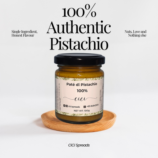 [Made in SG 🇸🇬] 100% Pure Pistachio Nut paste (120g, 200g) No added oil, salt, sugar, additives, coloring